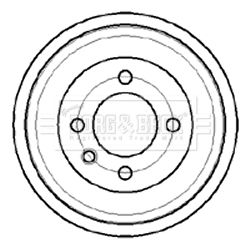 BORG & BECK Jarrurumpu BBR7043